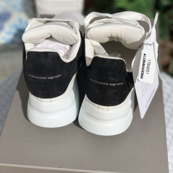 ALEXANDER MCQUEEN 50MM LEATHER & SUEDE SNEAKERS - Picture 2 of 5